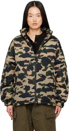 BAPE Khaki 1st Camo Down Jacket
