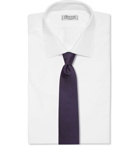 Hugo Boss - 7.5cm Pin-Dot Silk Tie - Purple