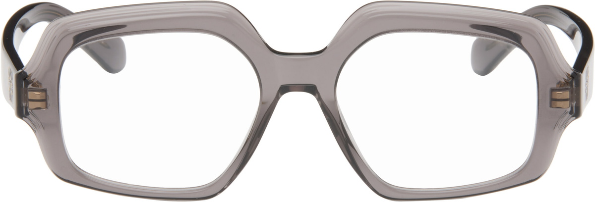 LOEWE Gray Anagram Square Glasses