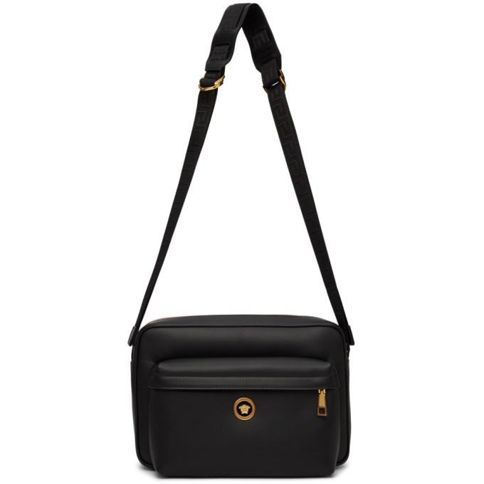 Photo: Versace Black Icon Messenger Bag