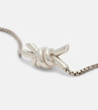 Bottega Veneta Knot sterling silver necklace