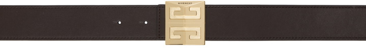 Photo: Givenchy Brown & Black 4G Reversible Belt