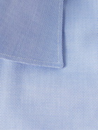 Brioni - Ventiquattro Cutaway-Collar Cotton Shirt - Blue