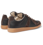 Maison Margiela - Replica Leather and Suede Sneakers - Men - Black