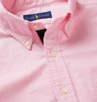 Polo Ralph Lauren - Button-Down Collar Embroidered Cotton Oxford Shirt - Men - Pink