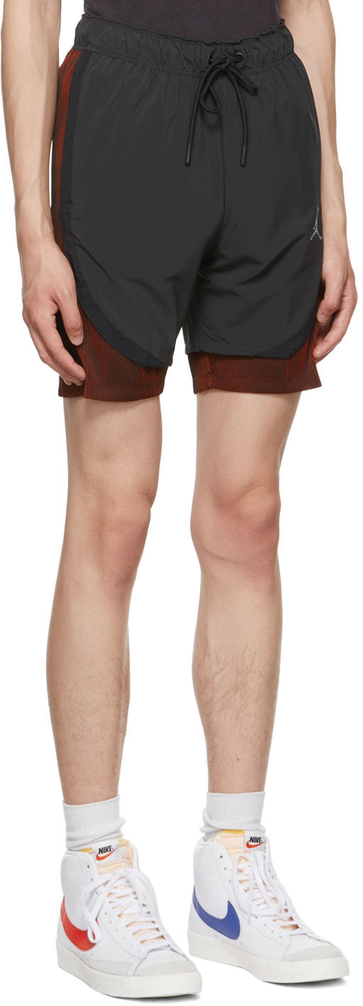 Nike Jordan Black Red Statement Shorts Nike Jordan Brand