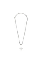 Diesel Stainless Steel Chain Necklace - Necklaces - Unisex - Silver