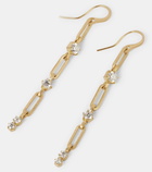 Jade Trau Pia Small 18kt drop earrings with diamonds