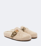 Burberry Urchin shearling-lined suede clogs