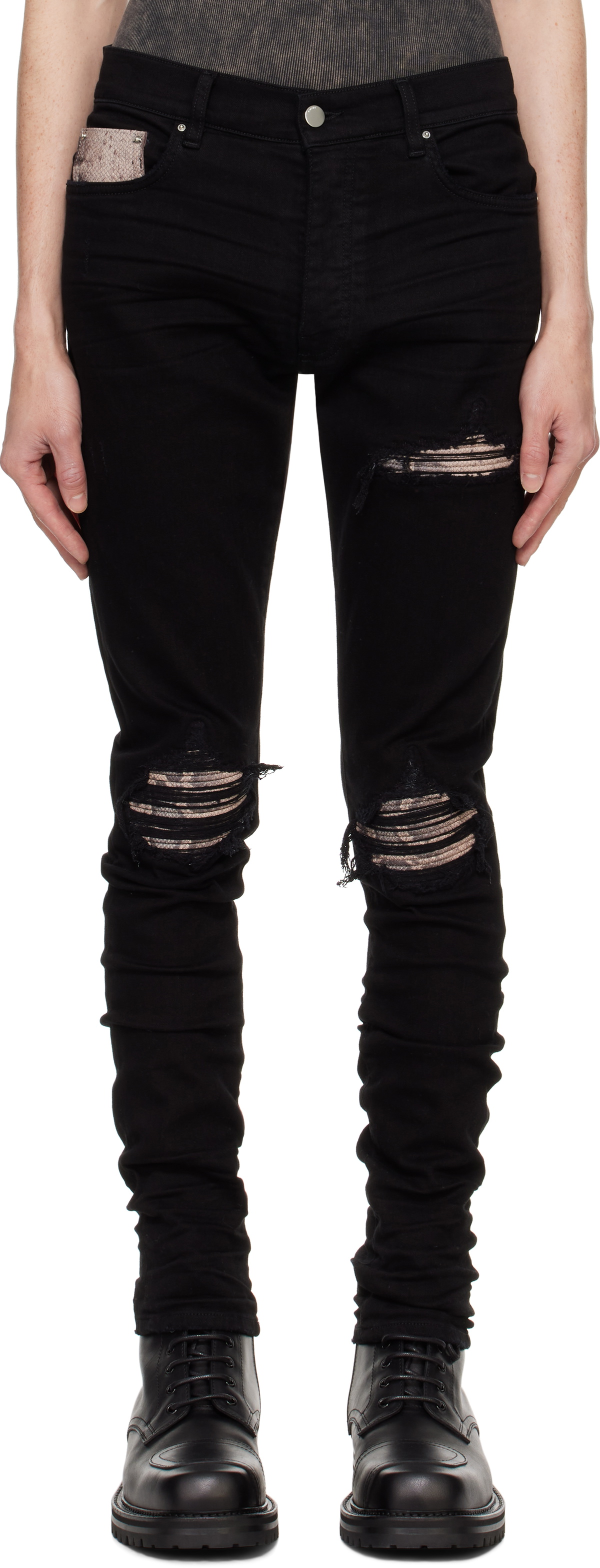 AMIRI Black Snake MX1 Jeans Amiri