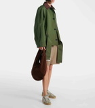 Aesther Ekme Ora Medium suede shoulder bag
