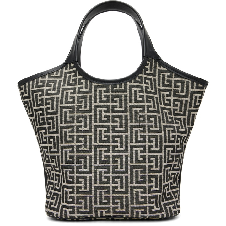 Photo: BALMAIN Black Cabas Mini Tote