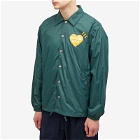 Human Made Men's Coach Jacket in Green