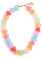 Crystal Haze Jelly Heart 18kt Gold-plated Necklace - Multicoloured 1 - One Size