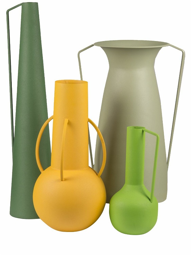 Photo: POLSPOTTEN - Set Of 4 Roman Green Vases