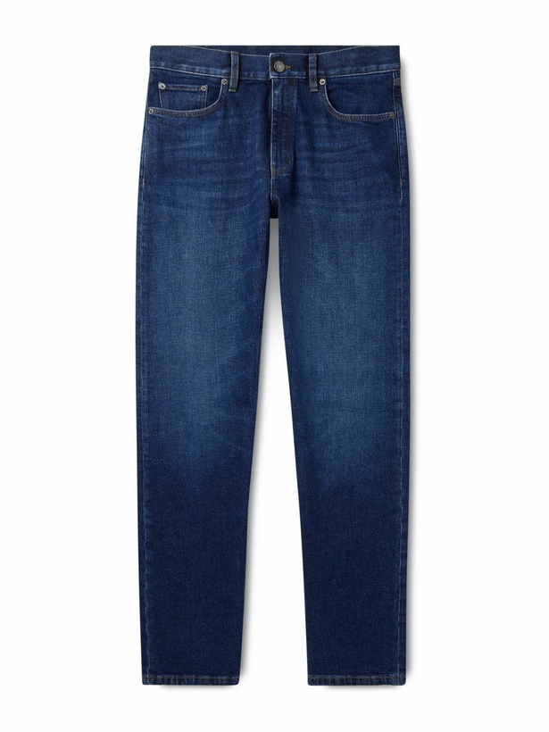 Photo: Zegna - Roccia Straight-Leg Stretch Jeans - Blue