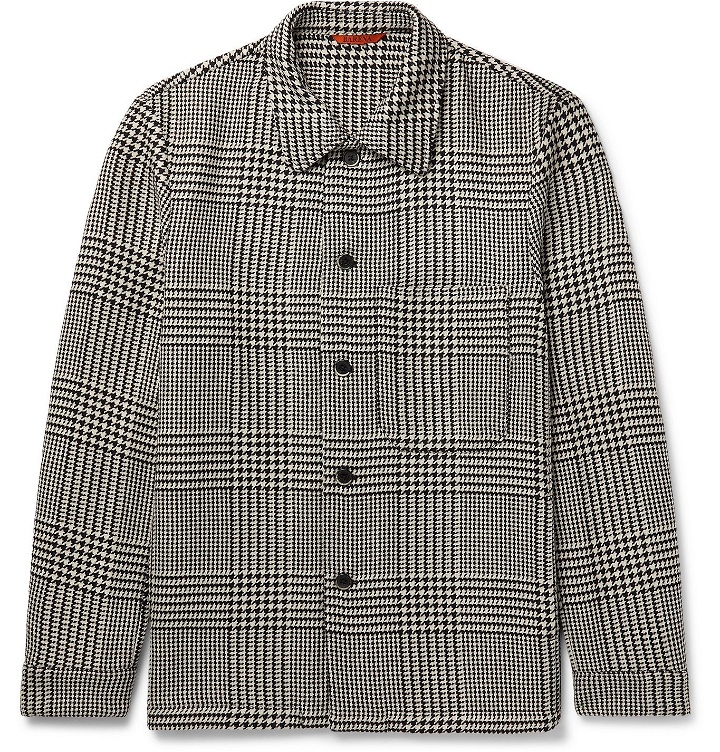 Photo: Barena - Prince of Wales Checked Wool-Blend Overshirt - Multi