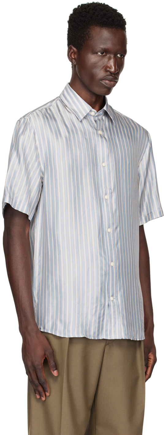 Tiger of Sweden Blue Spencer Shirt