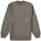 Parel Studios Men's Contrast Crew Neck Sweat in Warm Grey