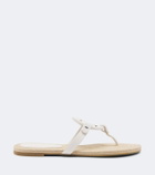 Tory Burch Miller beaded leather thong sandals
