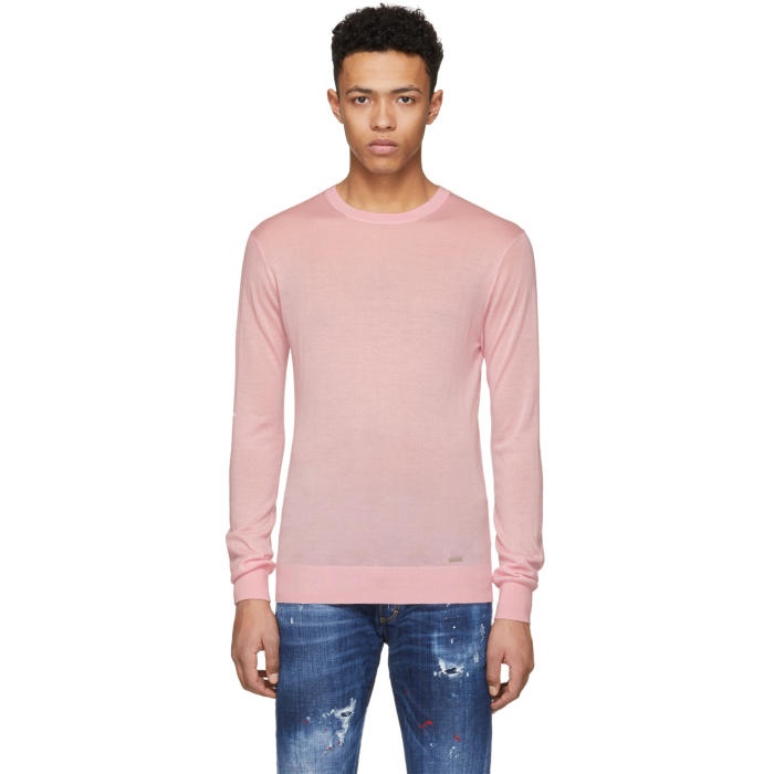 Photo: Dsquared2 Pink Cashmere Sweater