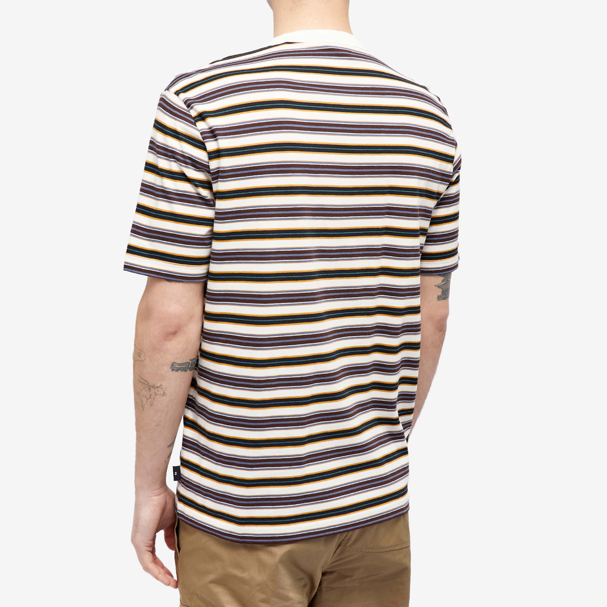 Paul Smith Men's Stripe T-Shirt in White Paul Smith
