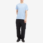 Polo Ralph Lauren Men's Stripe T-Shirt in Summer Blue/White