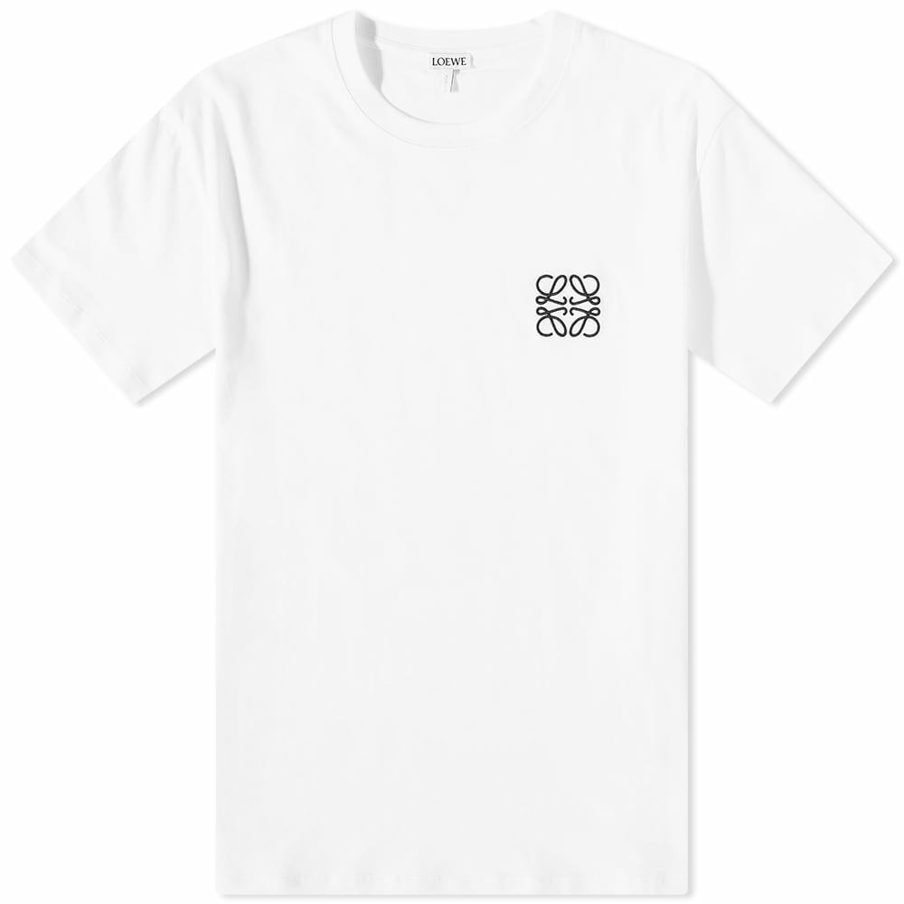 Loewe Men's Anagram Pixelated T-Shirt in White, Size L | End Clothing