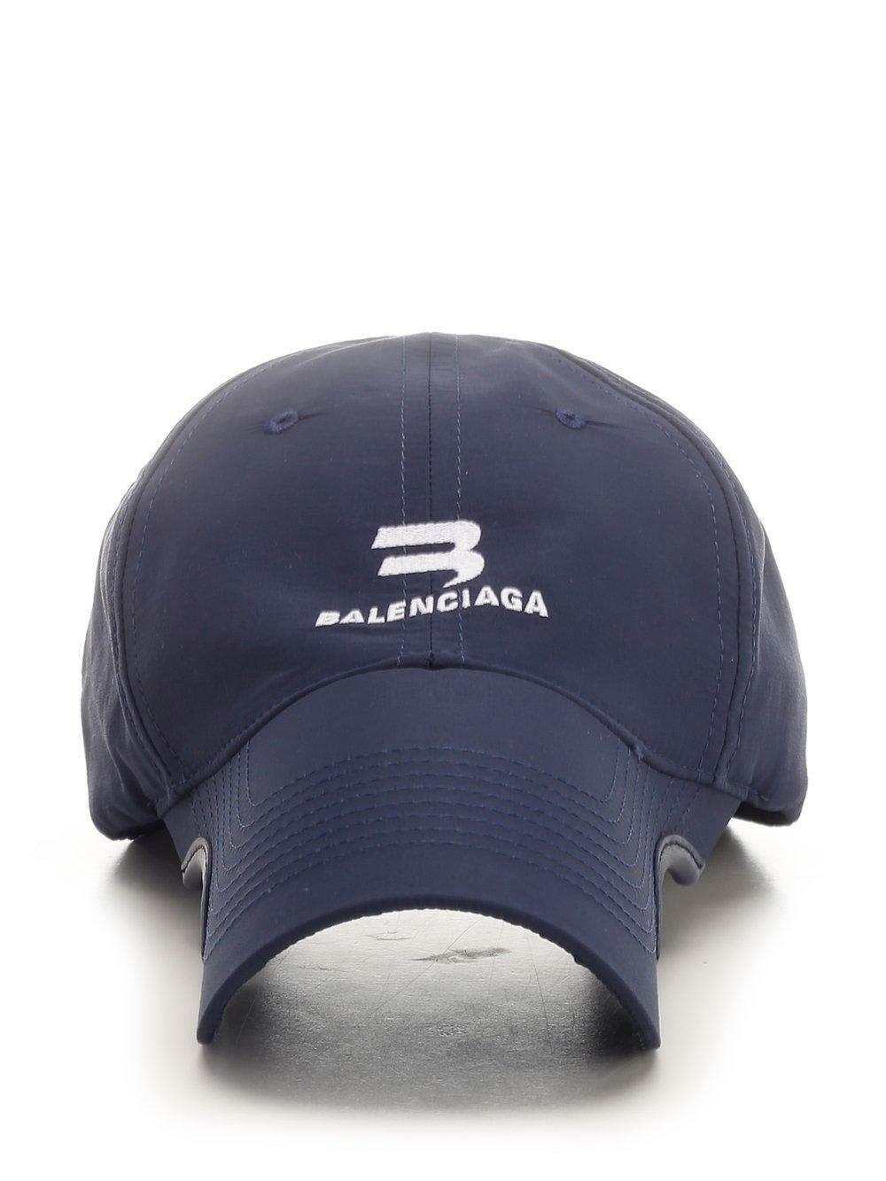 Balenciaga Black Diagonal Logo Cap Balenciaga Balenciaga Black Diagonal Logo Cap Balenciaga