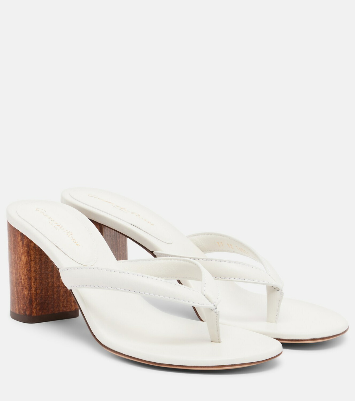 Gianvito Rossi Leather thong sandals