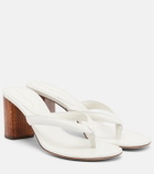 Gianvito Rossi Leather thong sandals