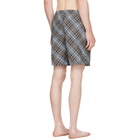 Burberry Gray Check Swim Shorts
