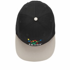 Butter Goods Men's Boquet 6 Panel Cap in Black/Tan