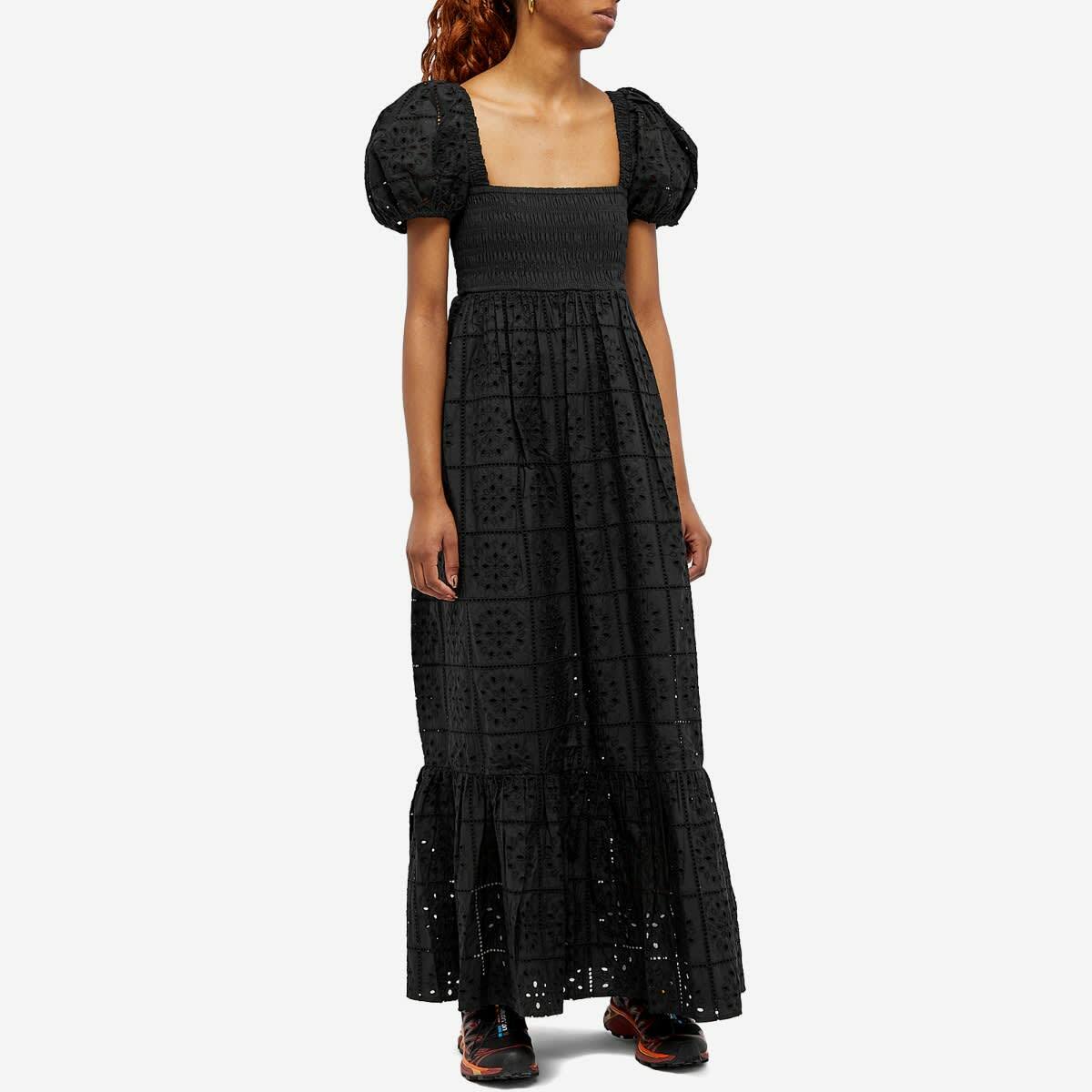 love shack fancy dresses Ryan Maxi Dress- Women's / Shop Loveshackfancy.com Size:3m Draped Witchery - black and