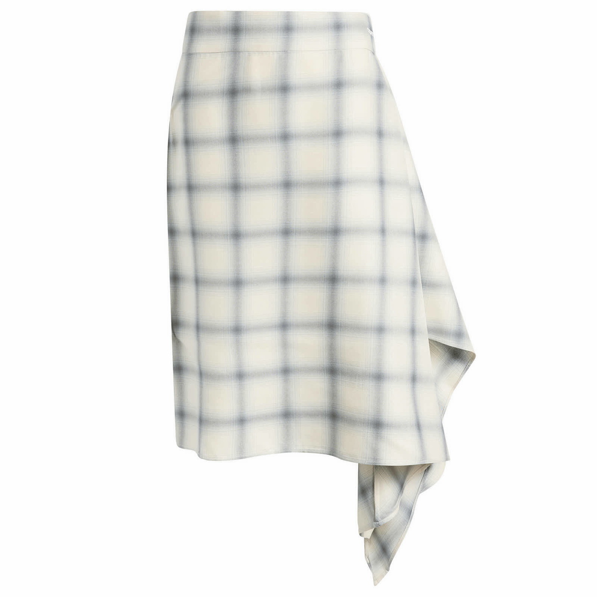 Coperni Women's Zero Waste Long Skirt in Blue Check