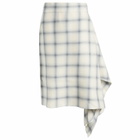 Coperni Women's Zero Waste Long Skirt in Blue Check