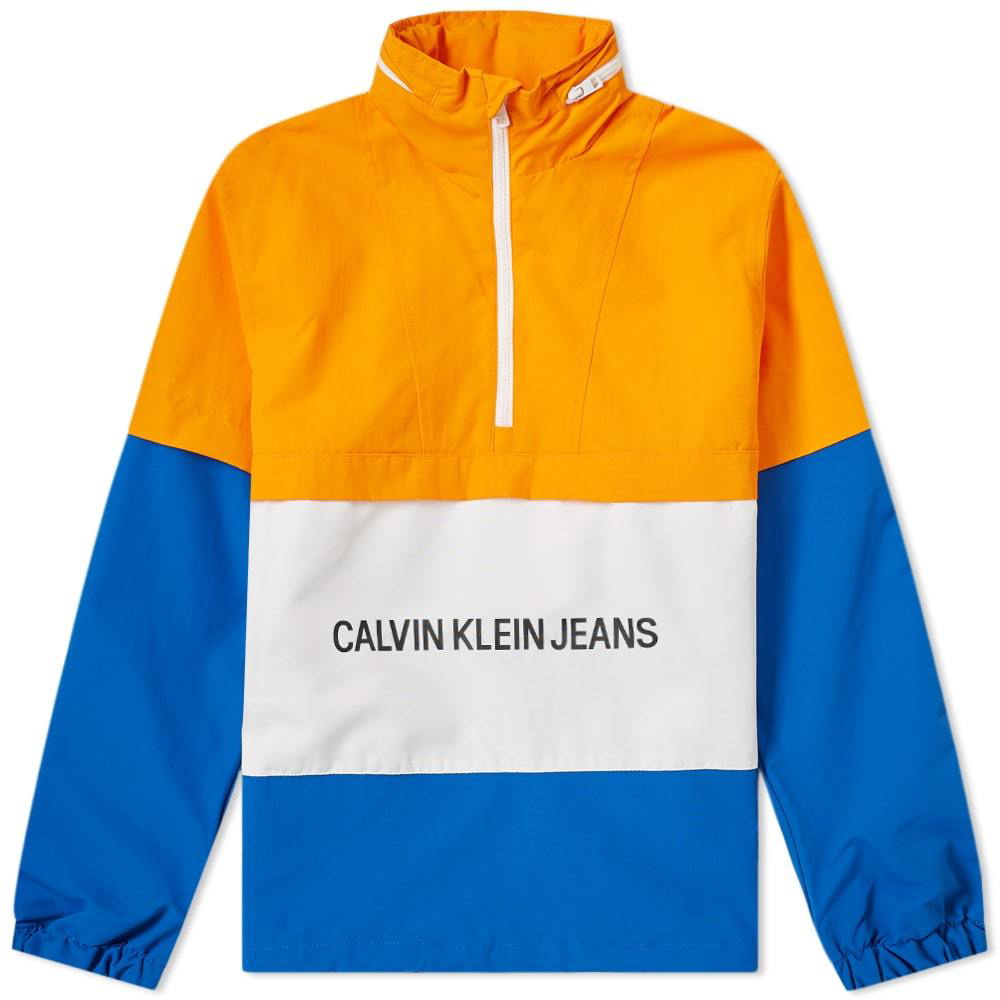 Calvin Klein Institutional Logo Slim Orange T-Shirt