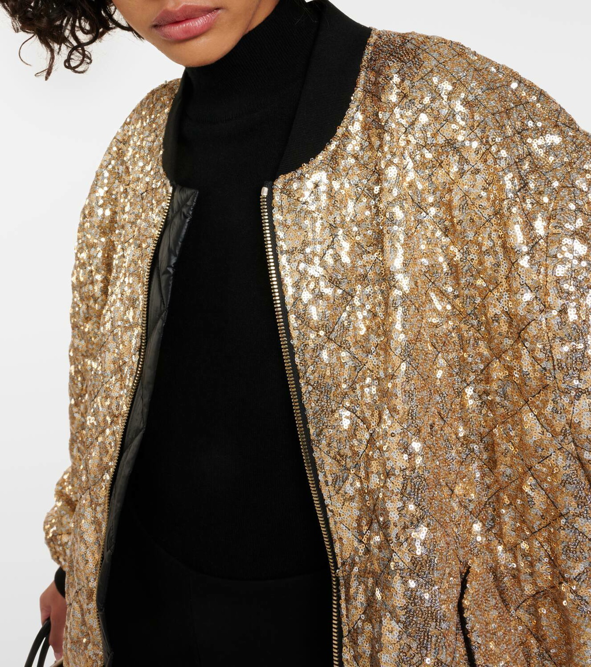 【Dorothee Schumacher】 Shimmering Attraction sequinedジャケ Dorothee Schumacher Shimmering Attraction sequined jacket