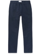 MR P. - Cotton and Linen-Blend Chinos - Blue - UK/US 30
