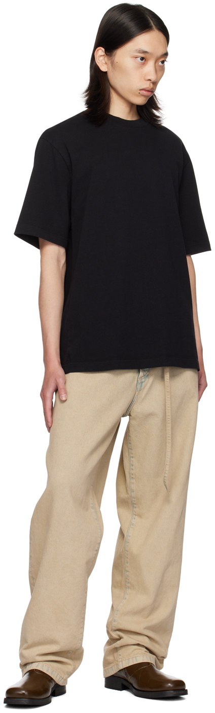 Róhe Black Oversized T-Shirt