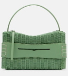 JW Anderson Loafer woven leather top-handle bag