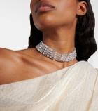 Self-Portrait Crystal-embellished choker