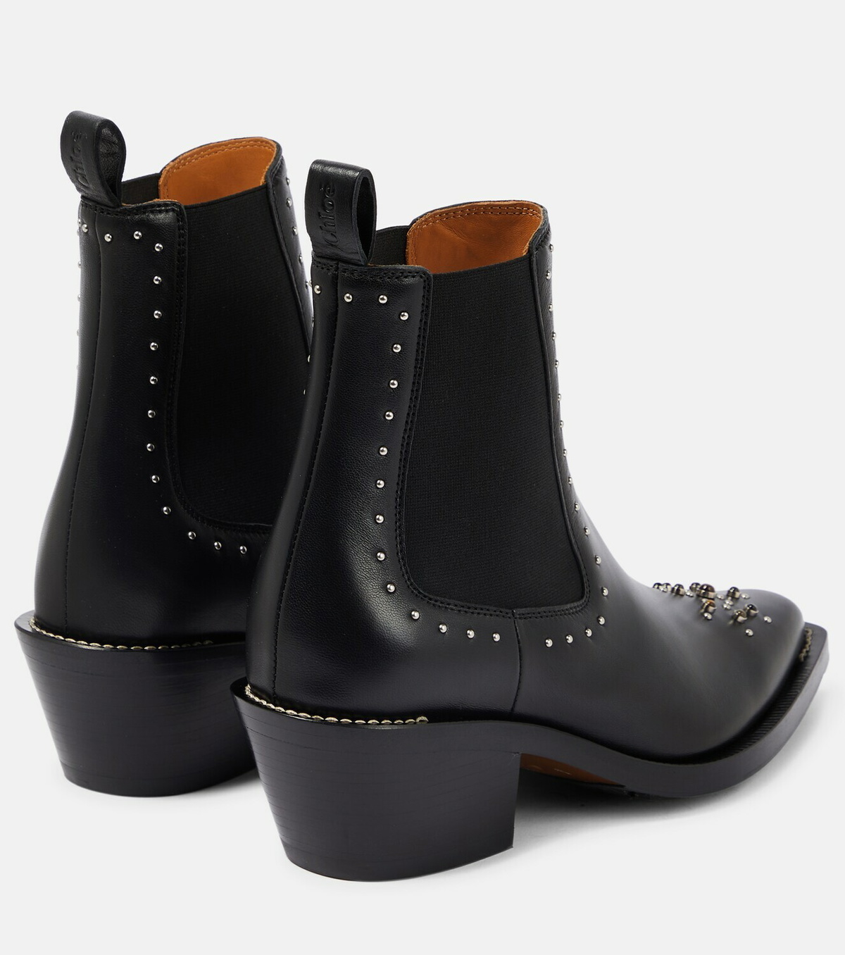 Chloe - Nellie leather Chelsea boots