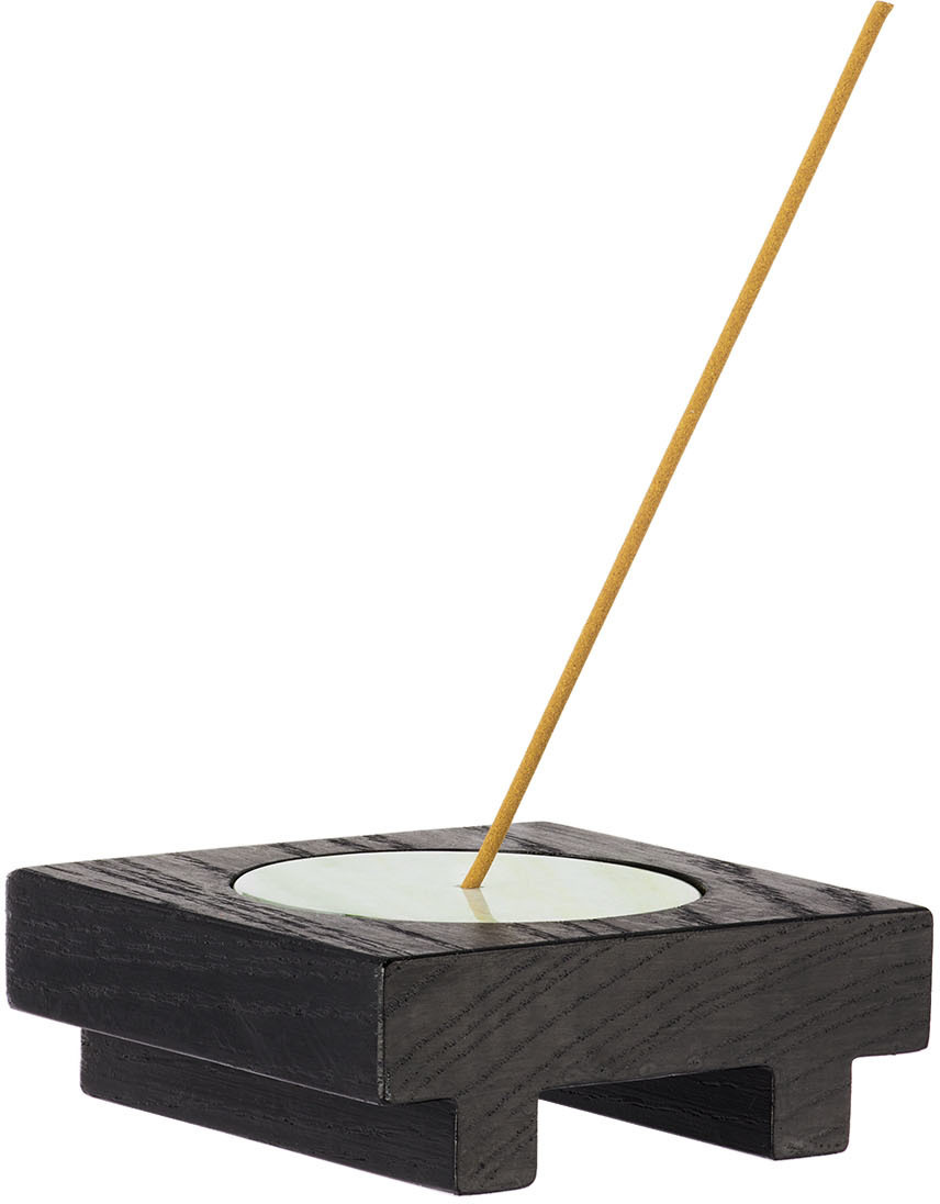 Binu Binu SSENSE Exclusive Green & Black JDH Edition Platform Incense Holder