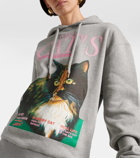 JW Anderson Printed cotton-blend jersey hoodie