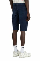 Diesel Slim shorts in coloured denim - Denim short pants Mens in Blue