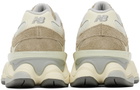 New Balance Taupe & Gray 9060 Sneakers