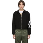 Enfants Riches Deprimes Black Logo Zip Jacket