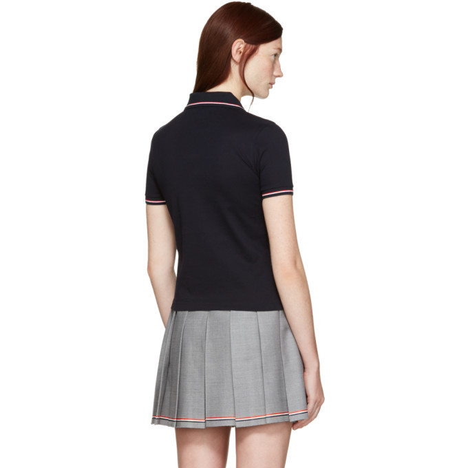 Thom Browne Navy Short Sleeve Polo Thom Browne