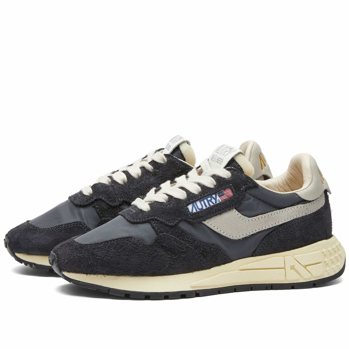 Autry Women's Whirlwind Low Runner Sneakers in Black Autry